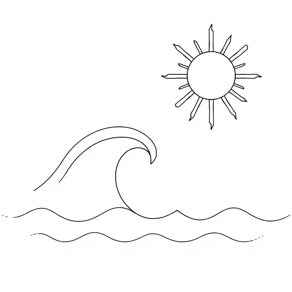 Energy cycle and wave pattern diagram