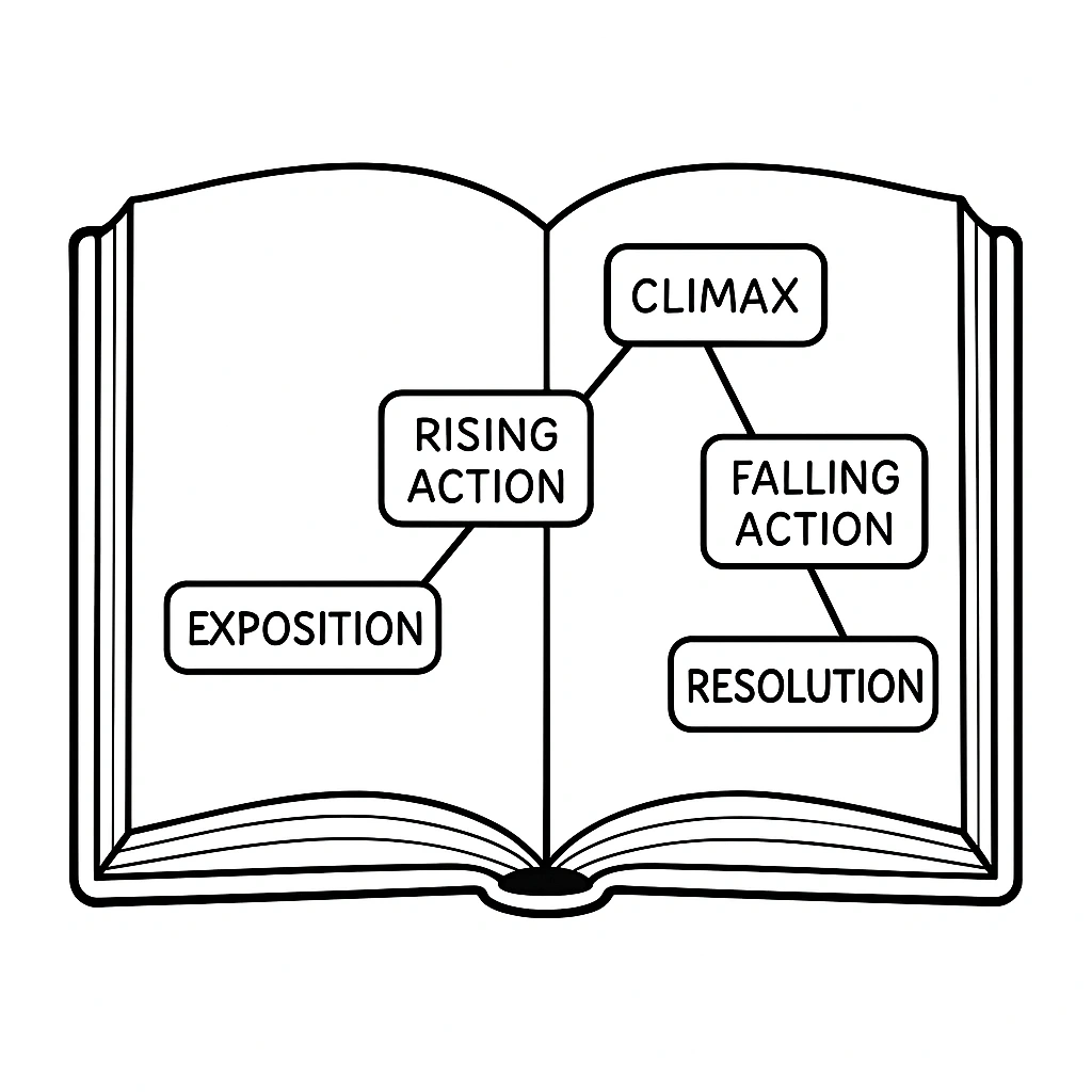 Story structure illustration