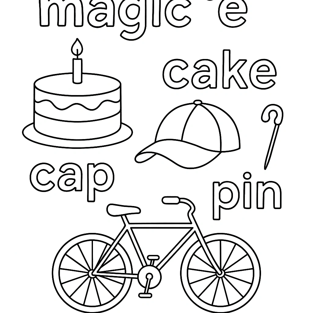 Magic wand with sparkles and letters