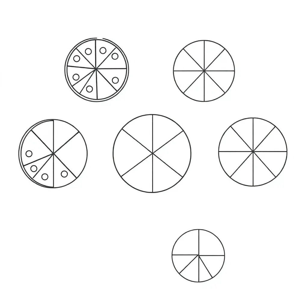 Fractions and decimals illustration