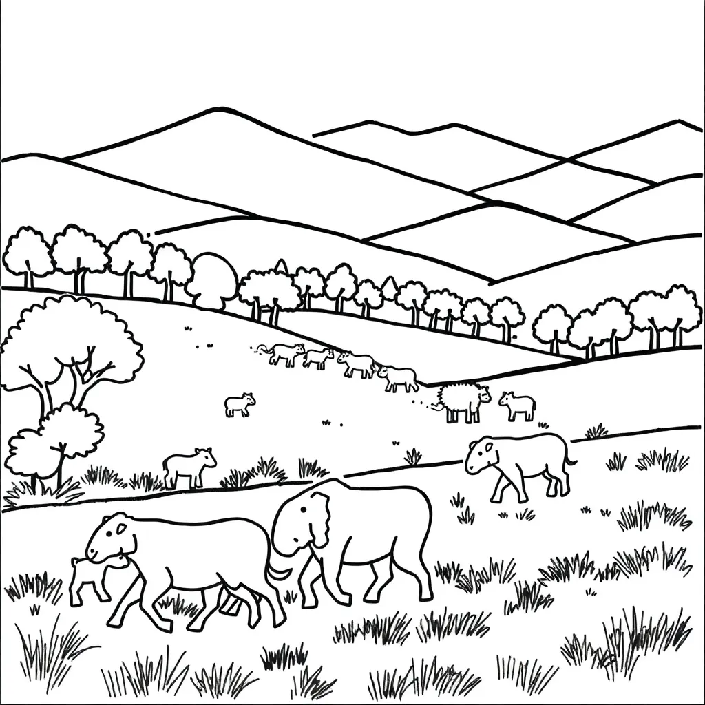 Migration patterns illustration