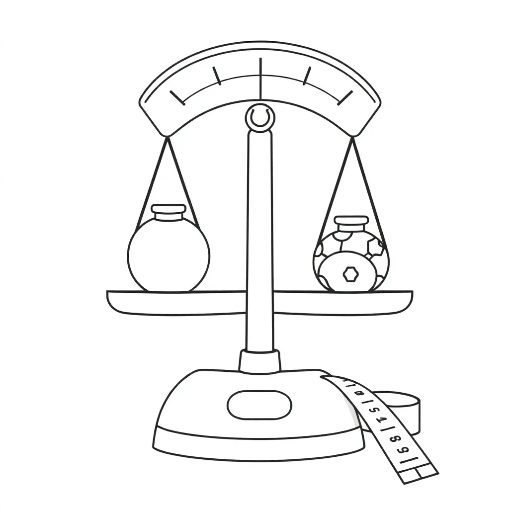 Measuring tools and objects