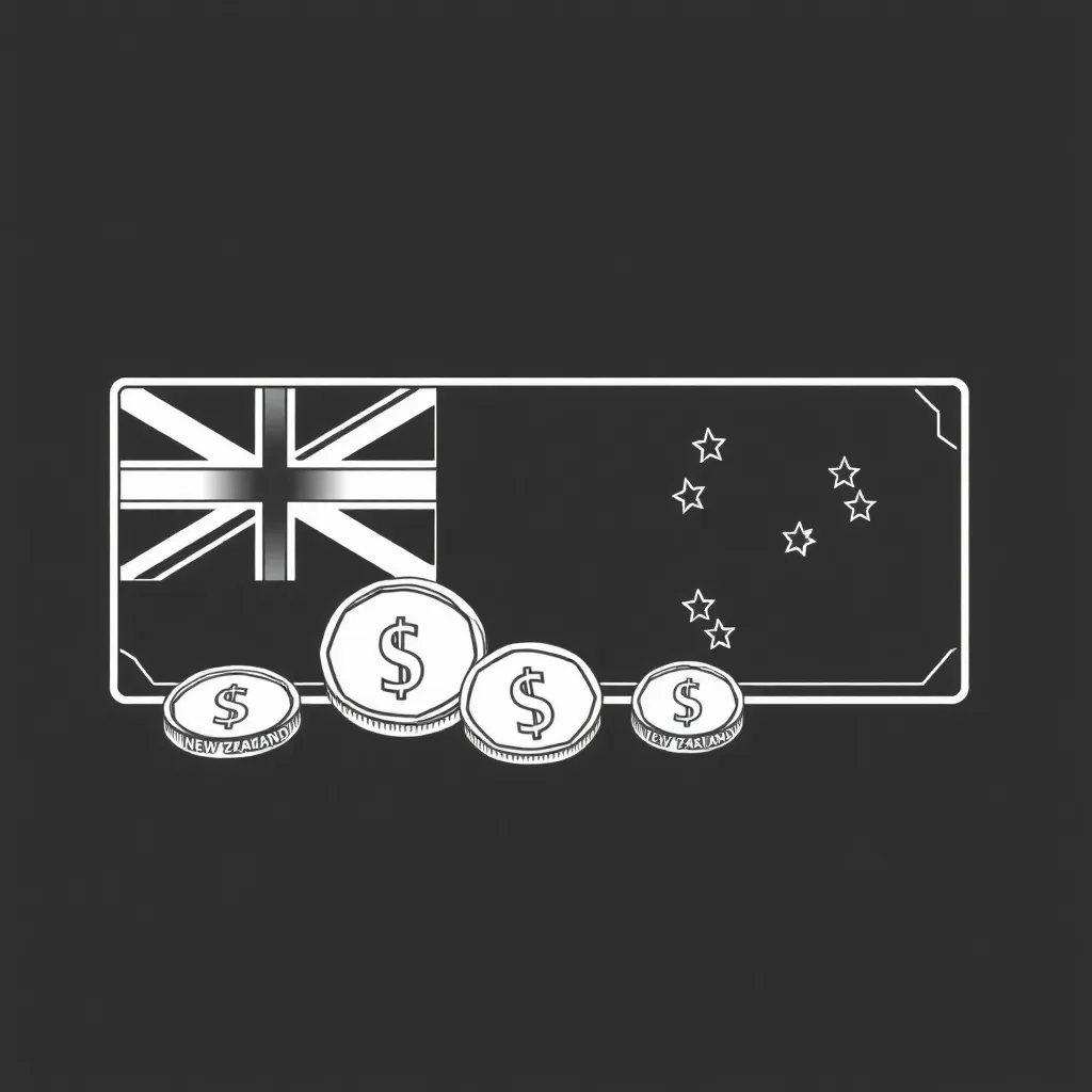 New Zealand coins and notes