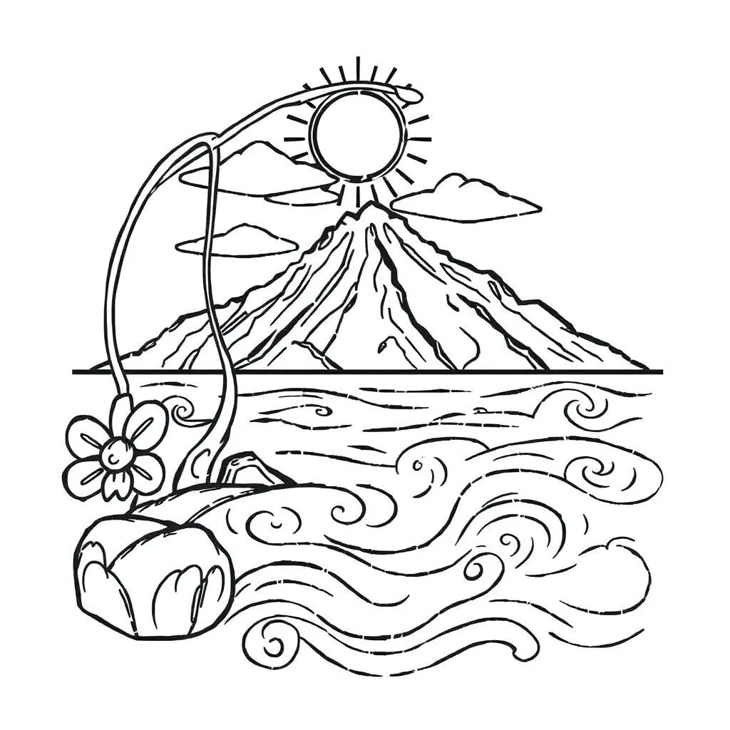 Maui and the Sun illustration