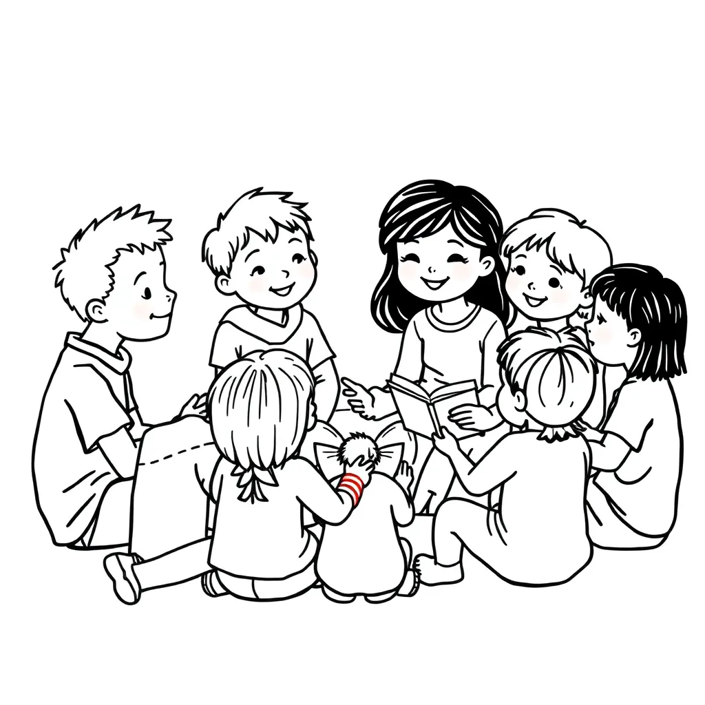 Māori kōrero illustration