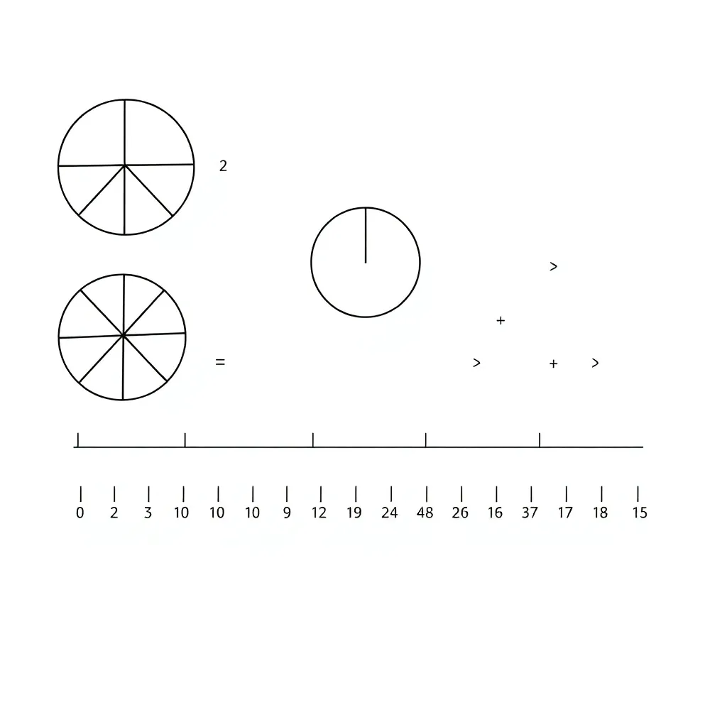 Decimal fractions vocabulary illustration