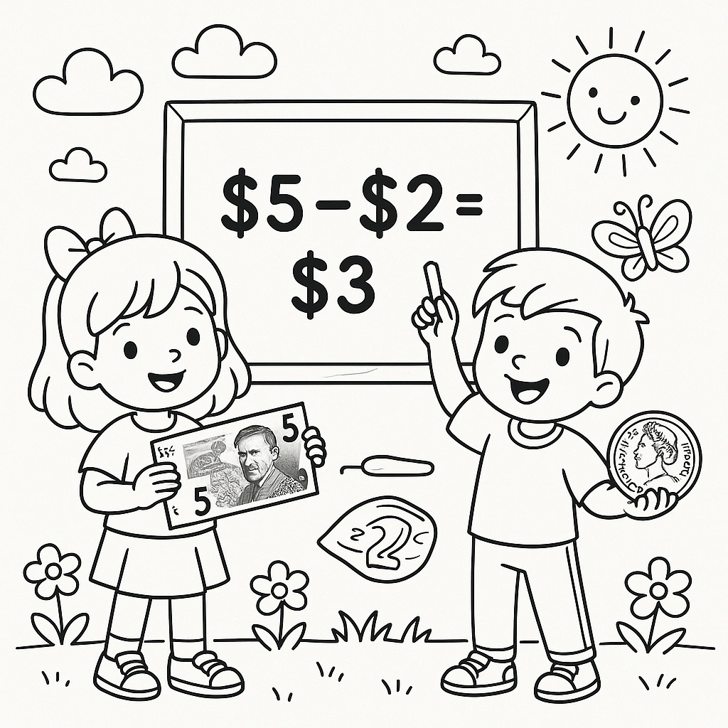 Children solving maths problems