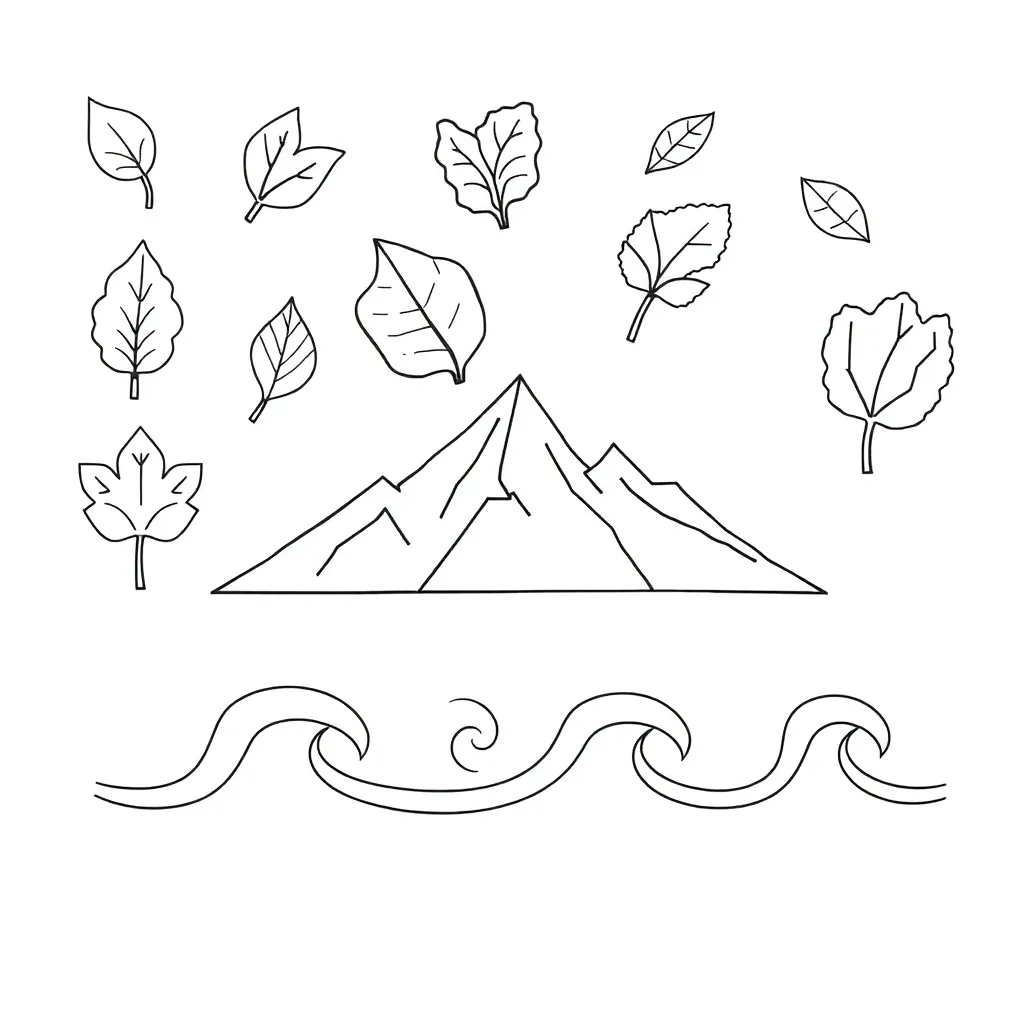 Natural geometric shapes in nature
