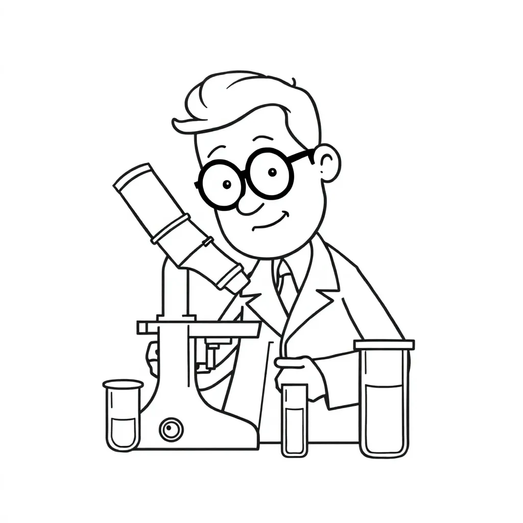 Scientist conducting experiment