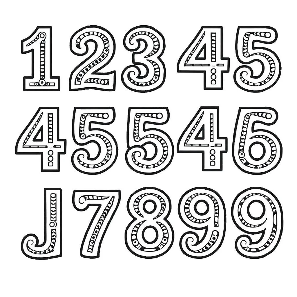 Māori numbers illustration