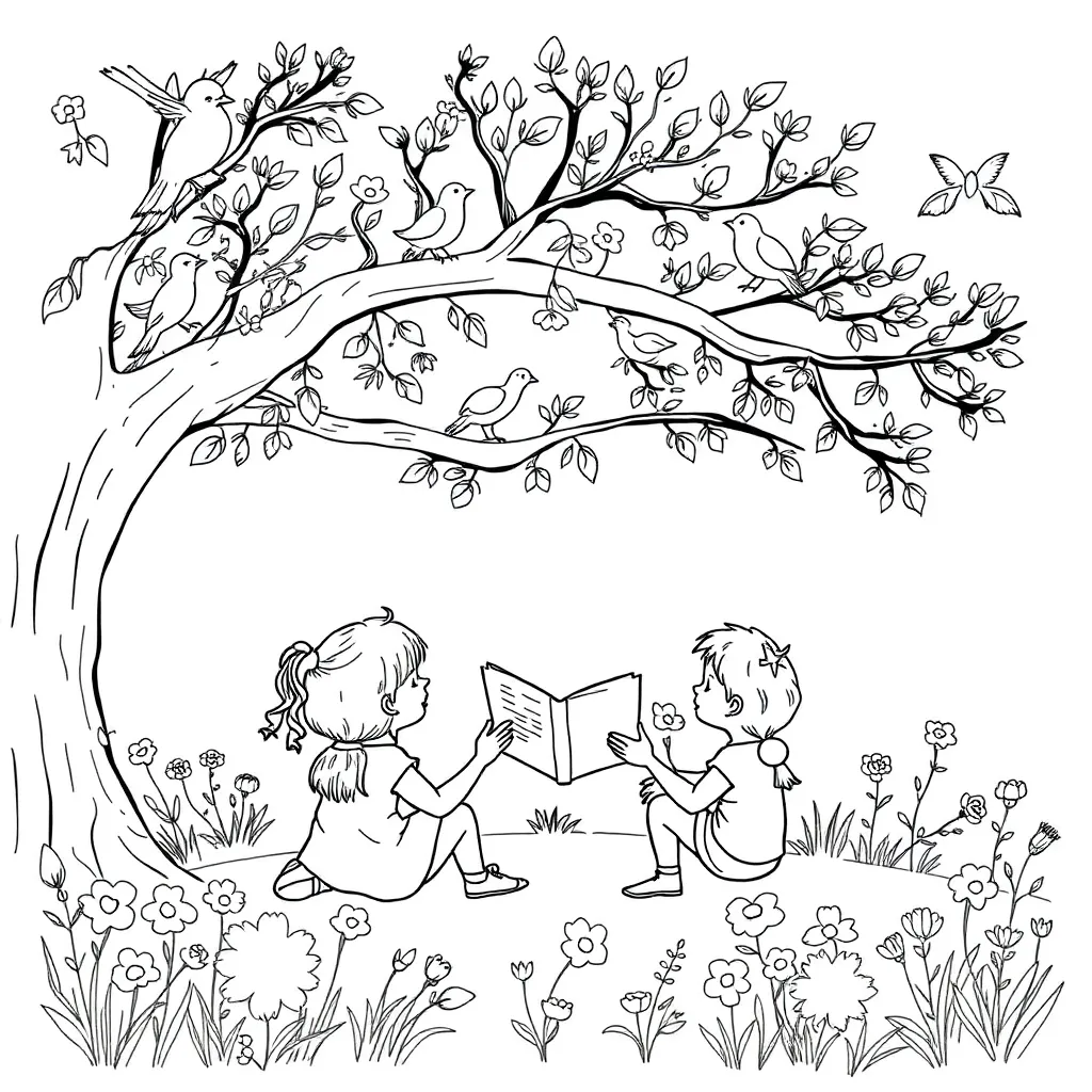 Poetry and creative writing illustration