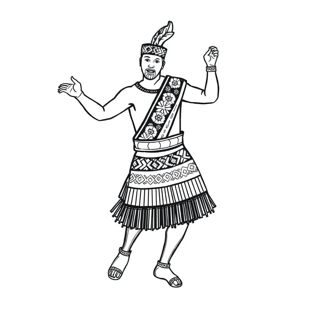 New Zealand dancer performing