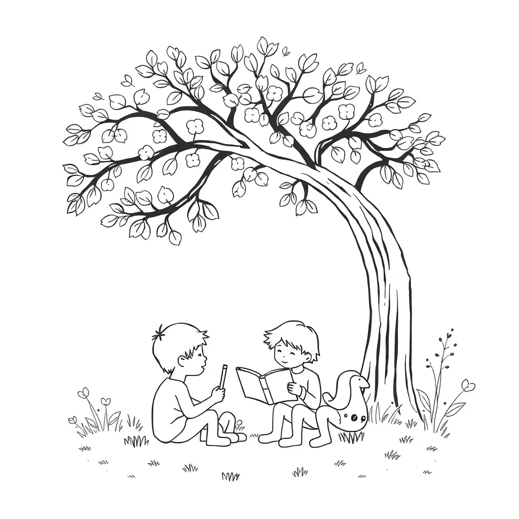 Poetry analysis illustration