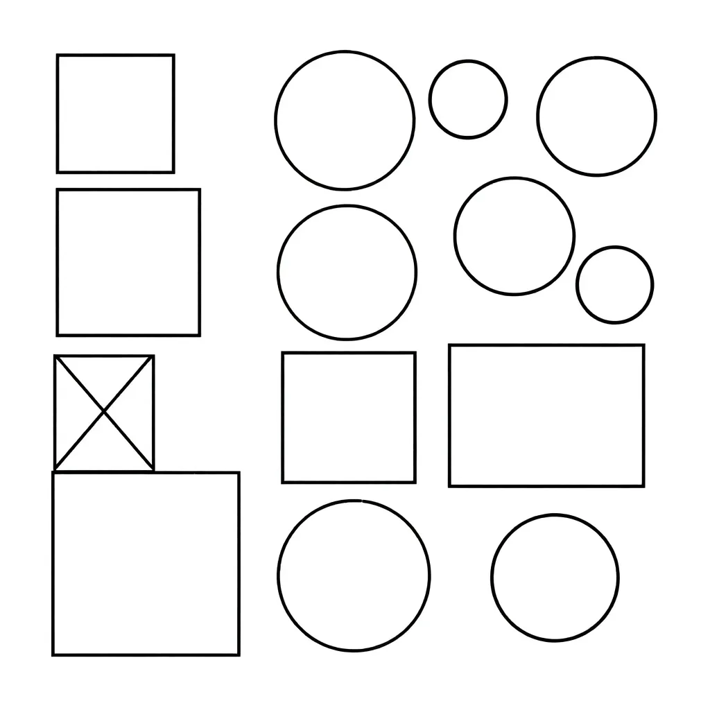 Geometric shapes and patterns