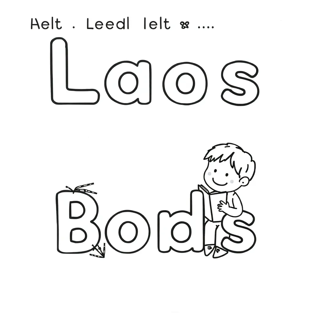 Letter sounds and phonics illustration