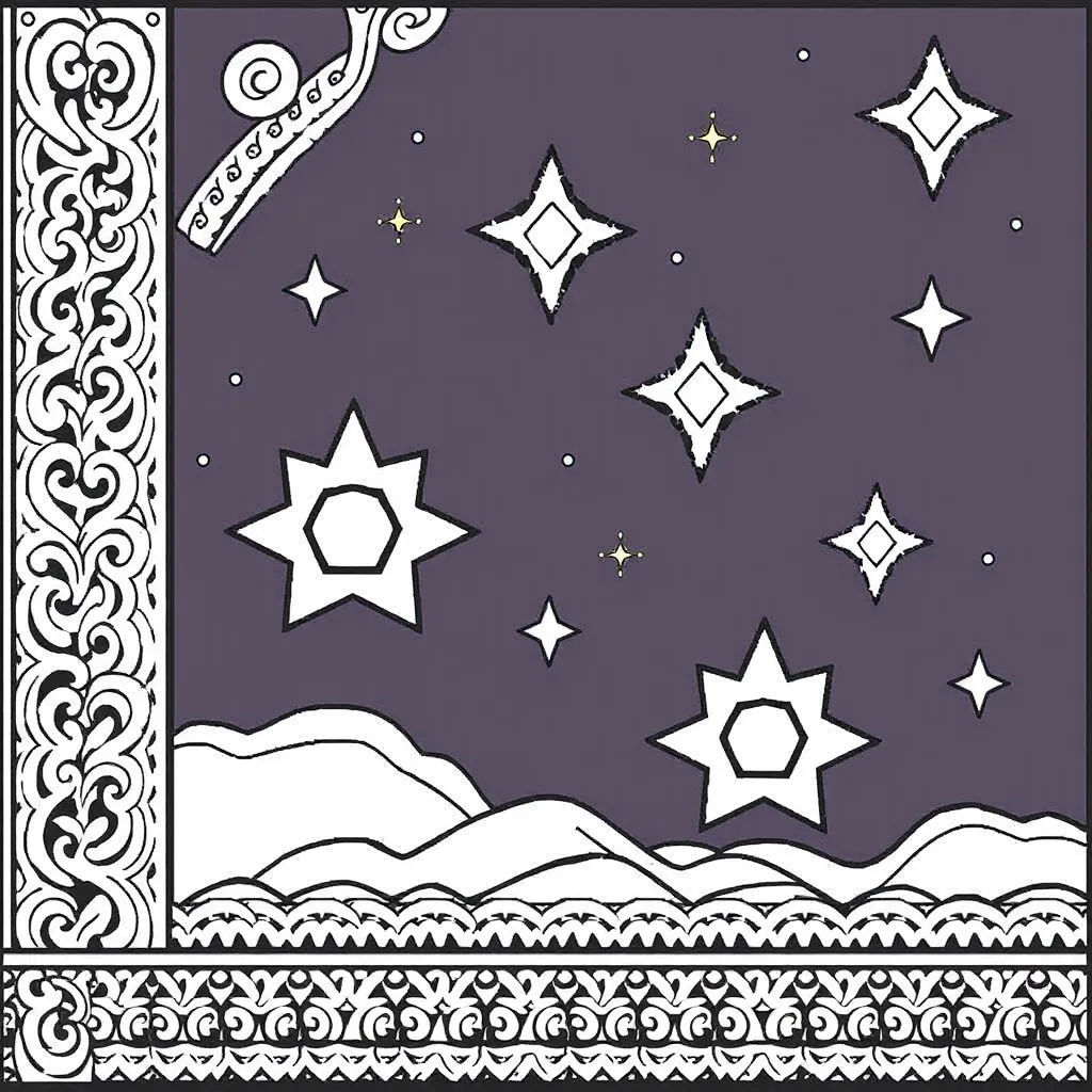 Matariki star constellation