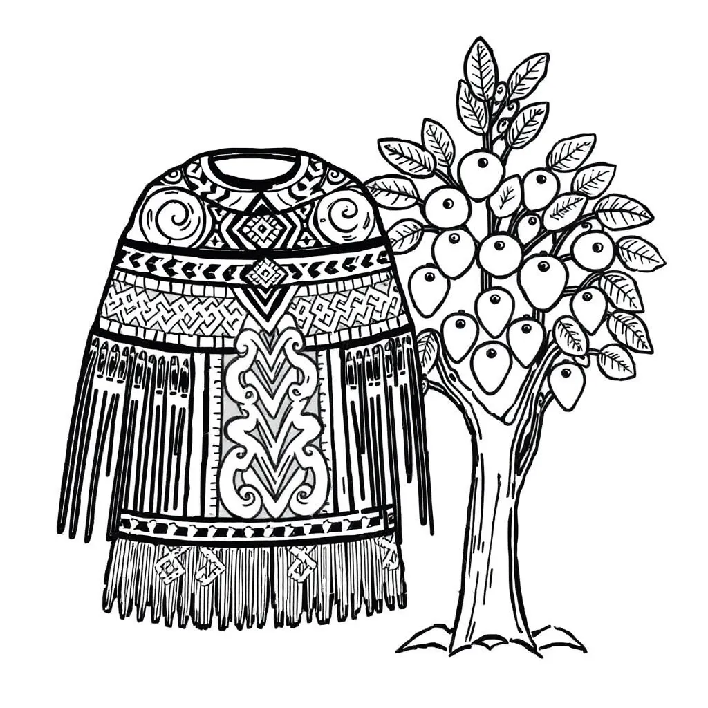 Māori coronation ceremony illustration