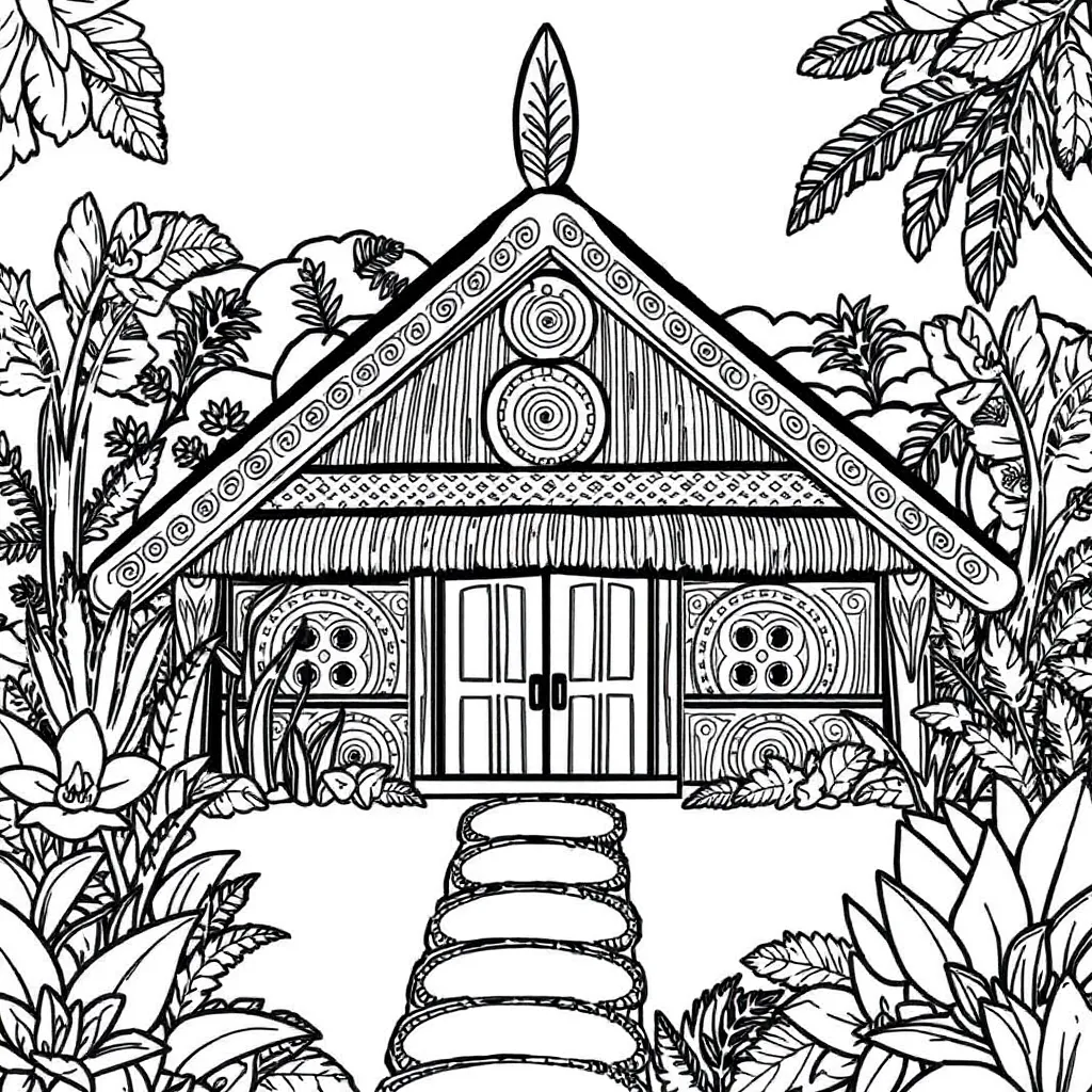 Māori cultural symbols and patterns