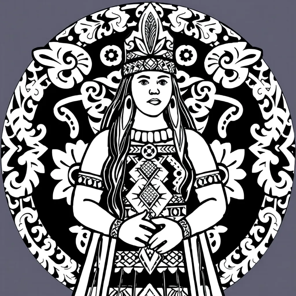 The Māori Queen illustration