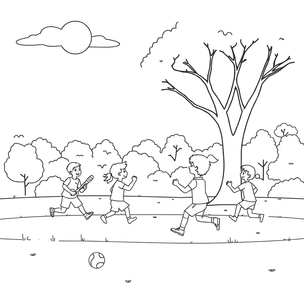 Netball player running with agility cones