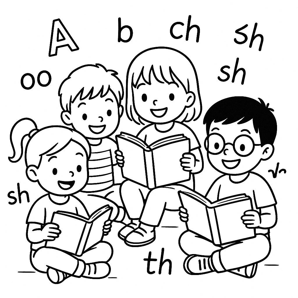 Phonics learning illustration