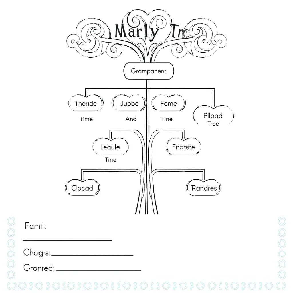 Māori family tree illustration