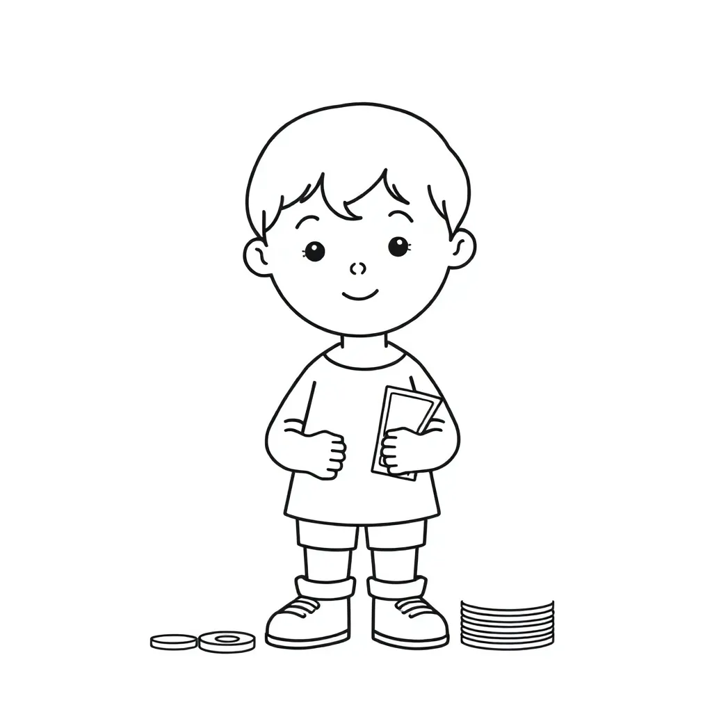 New Zealand coins and notes illustration