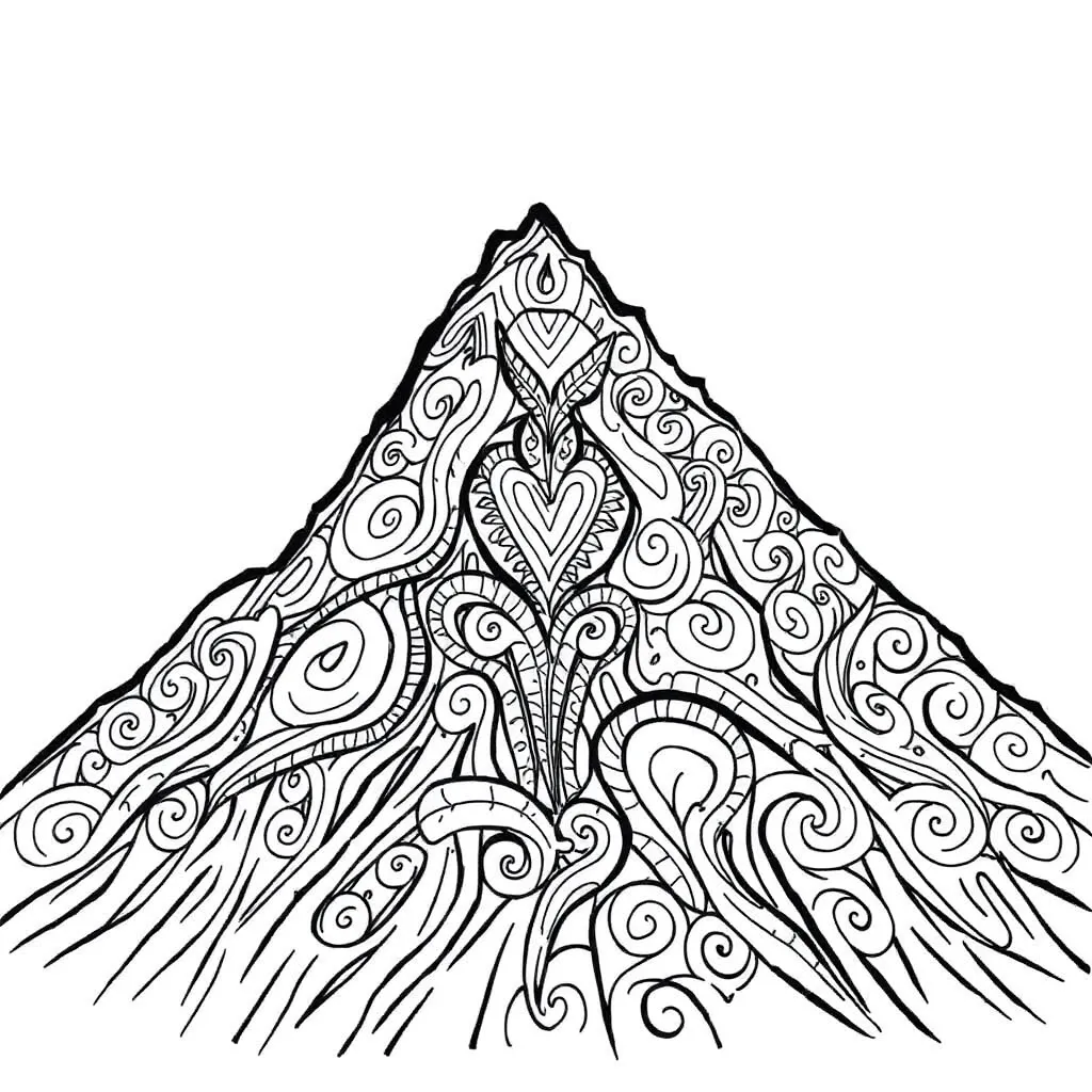 Māori mountain landscape