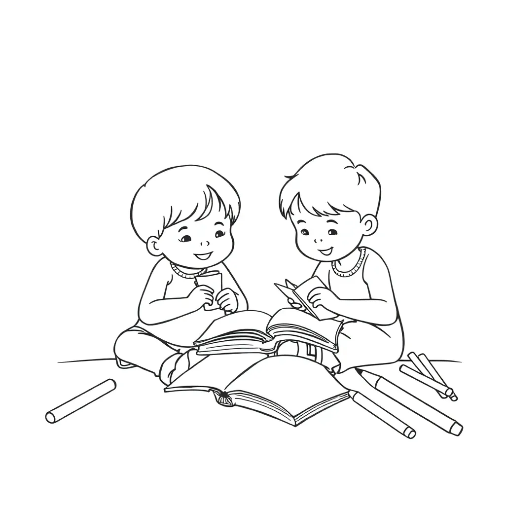 Story planning illustration