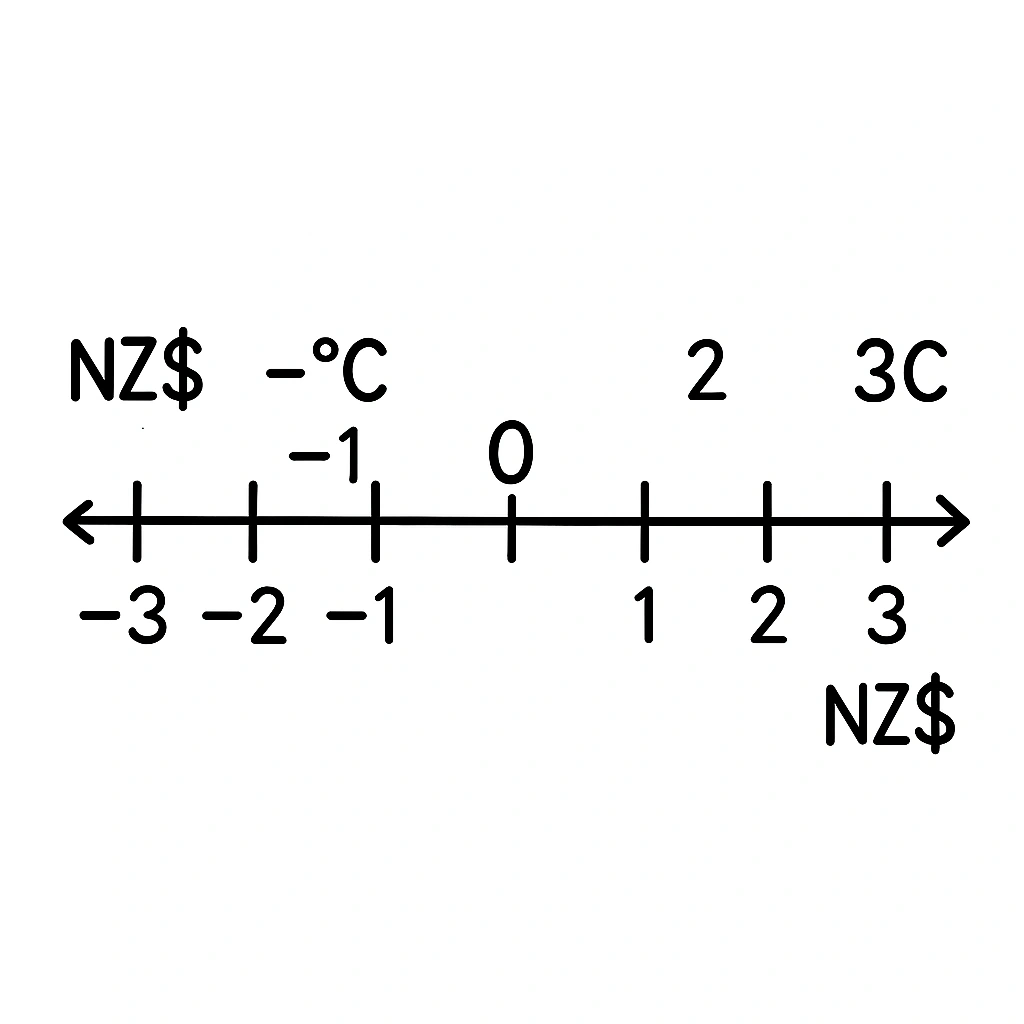Fractions and decimals illustration