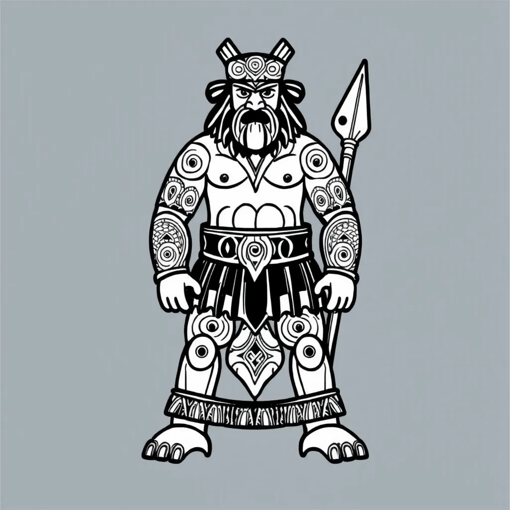 Māori cultural symbols and leadership imagery