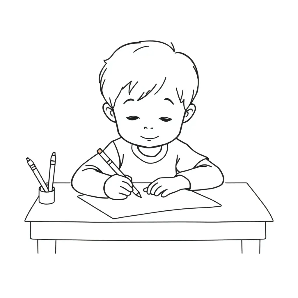 Animals and books illustration