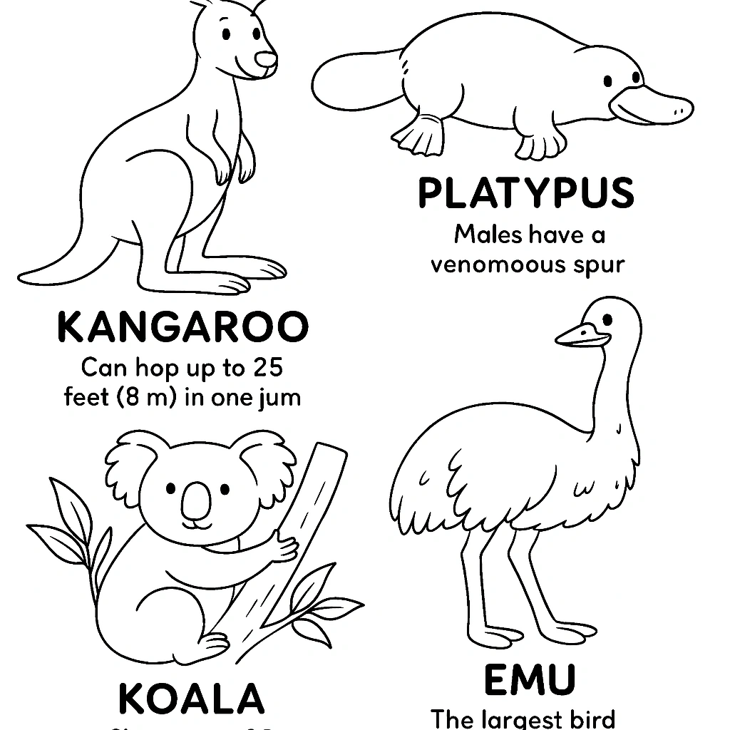 Animals researching with books and computers