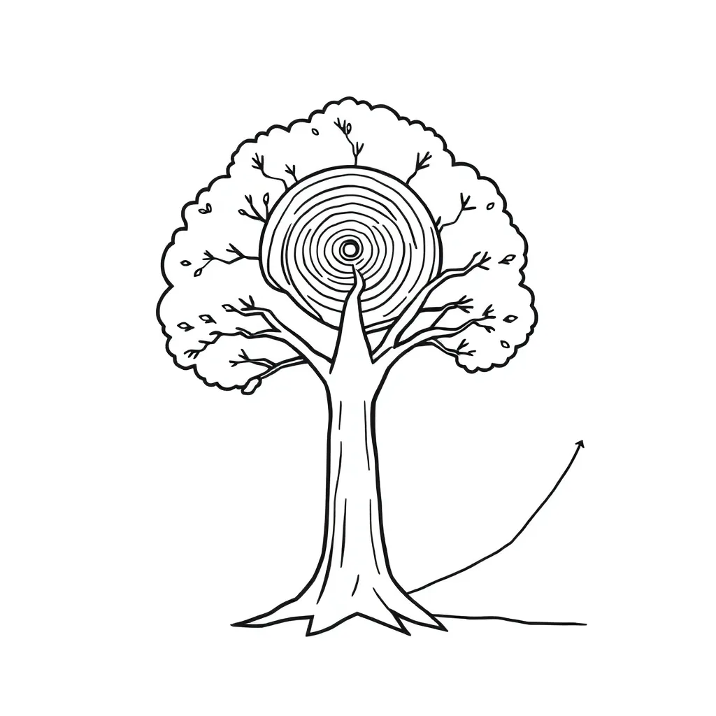 Exponential graph illustration