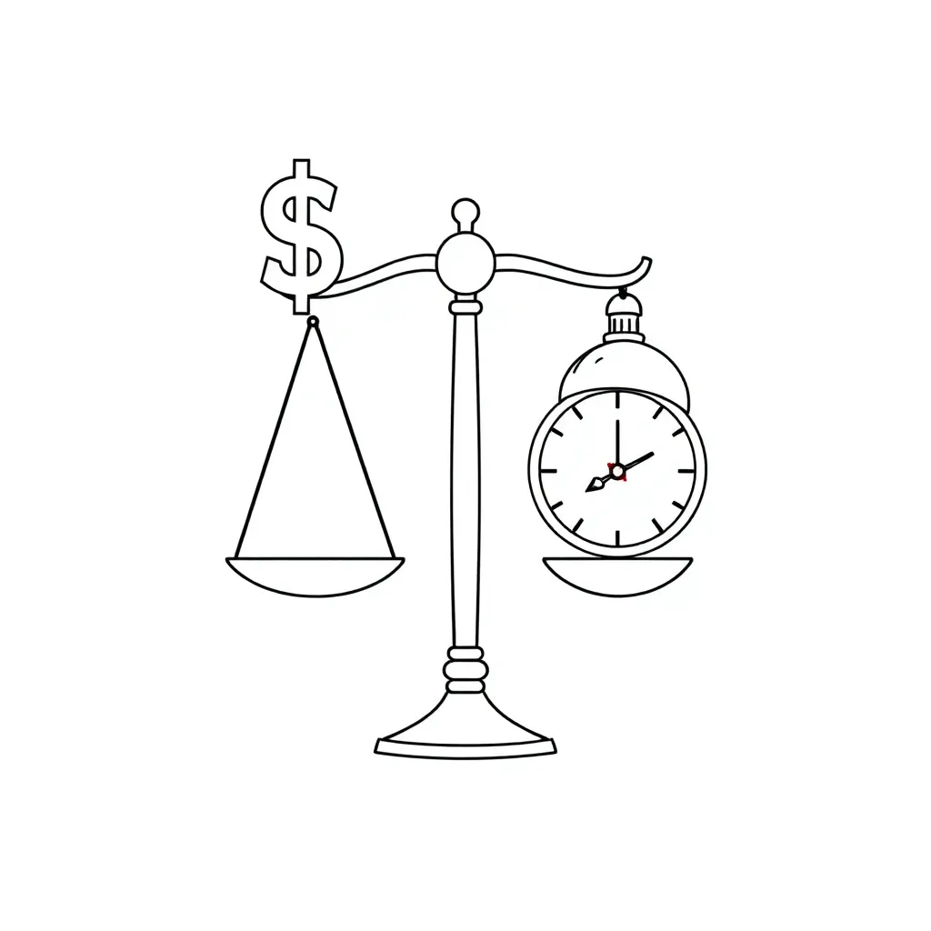 Business decision-making illustration