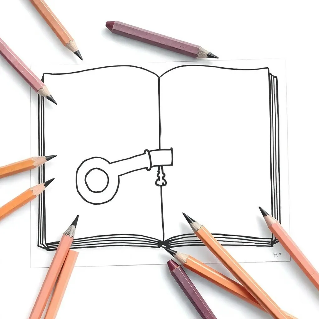Writing process illustration