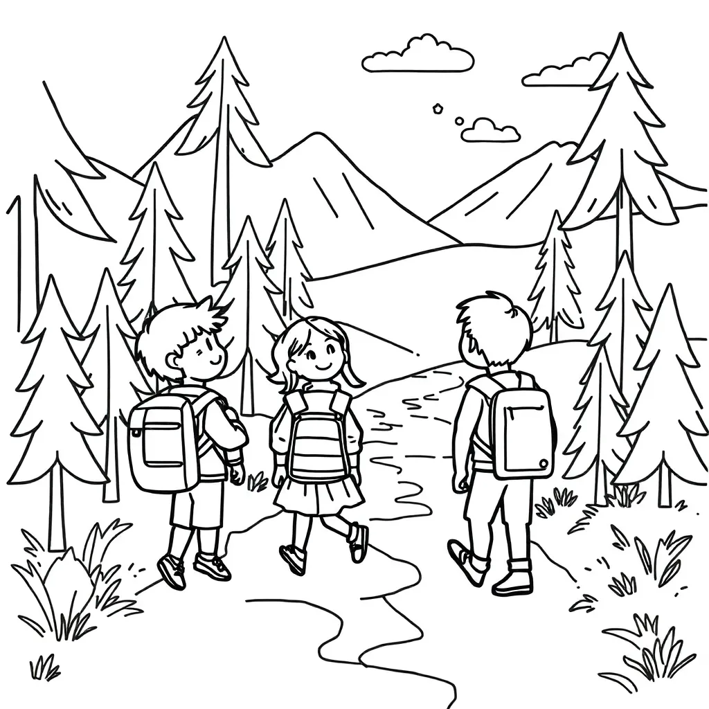 Student writing a story