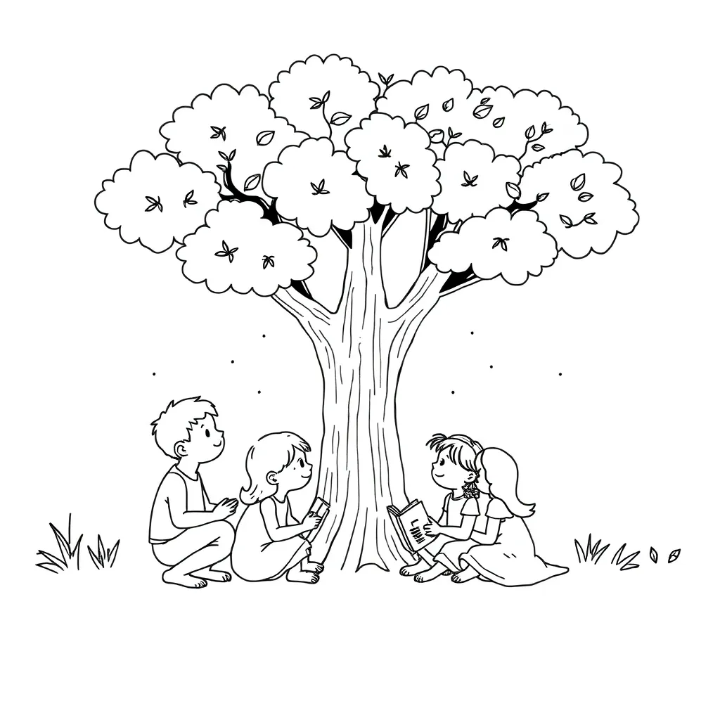 Narrative perspective illustration