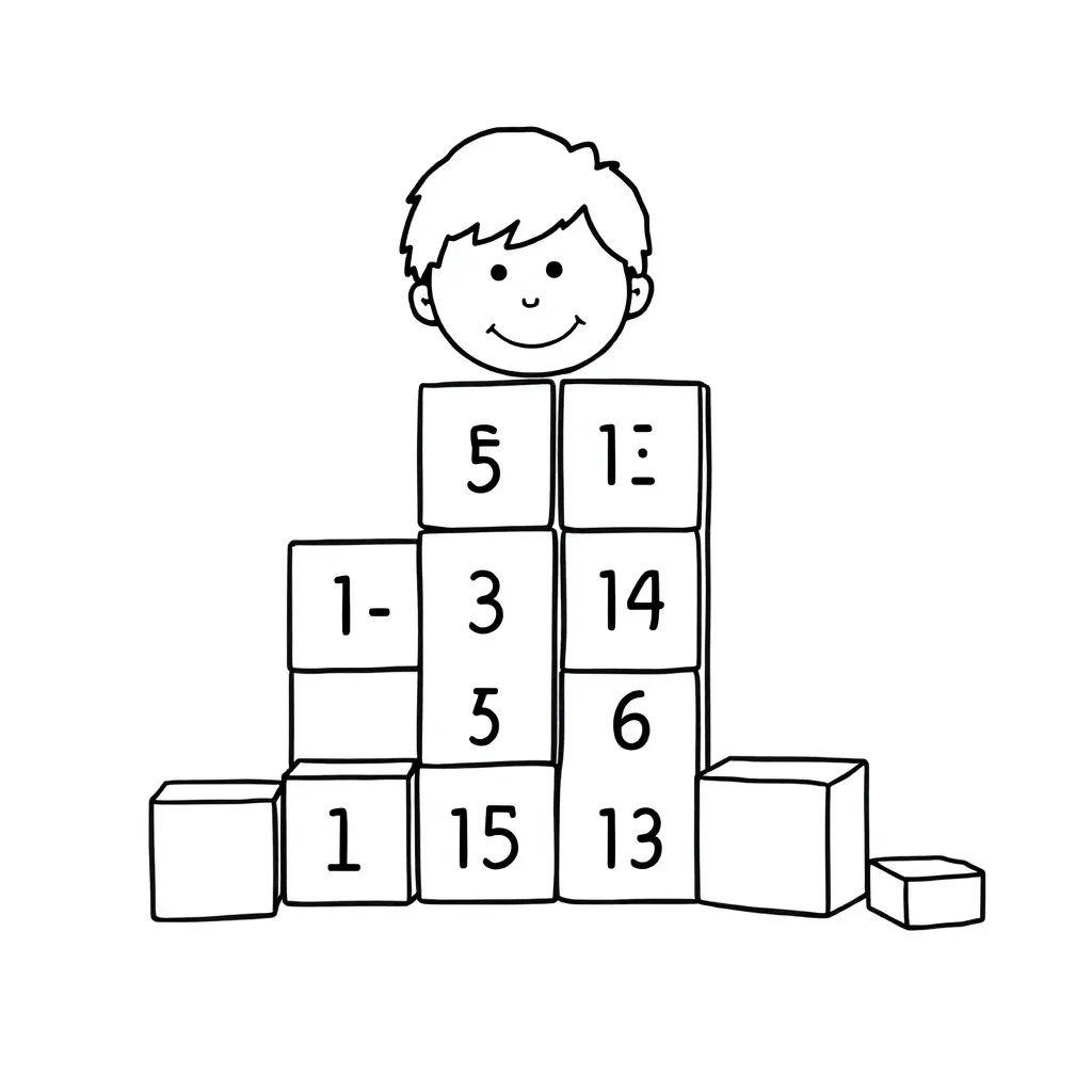 Skip counting patterns illustration