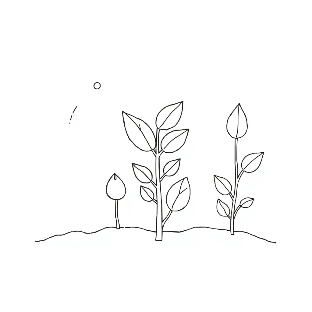 Plant life cycle diagram