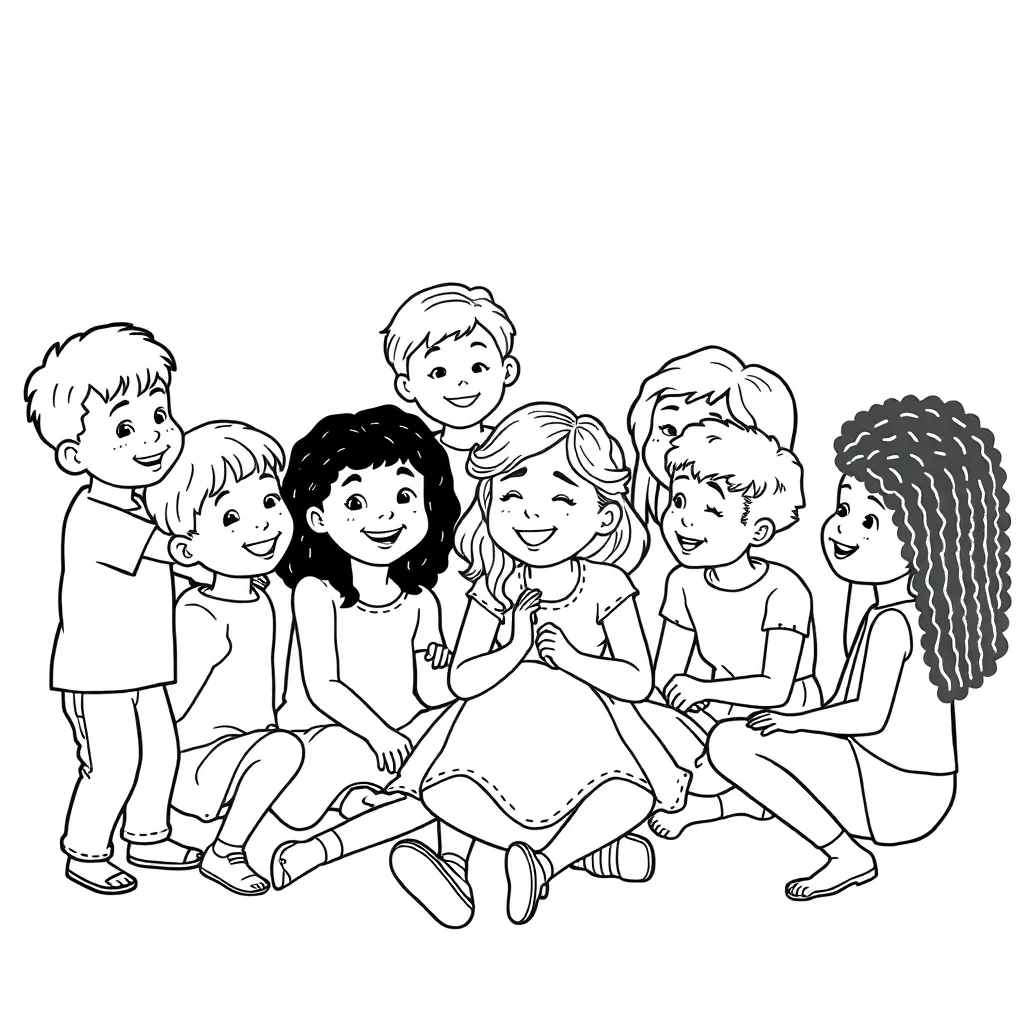 Safe space and wellbeing illustration