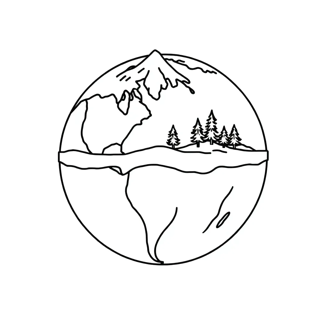 Climate change perspectives illustration