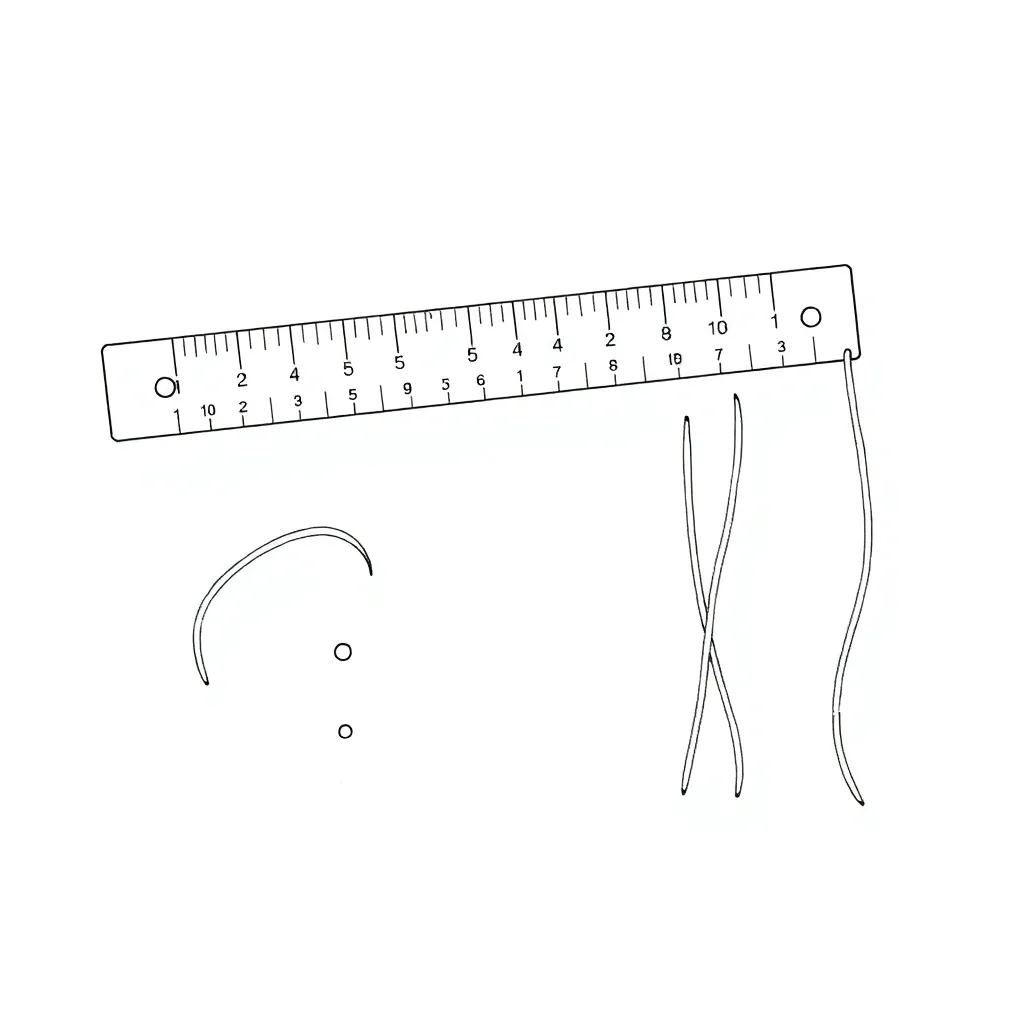 Ruler and measuring tape illustration