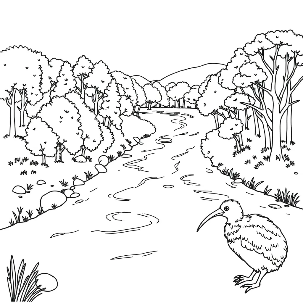 New Zealand rivers and landscape