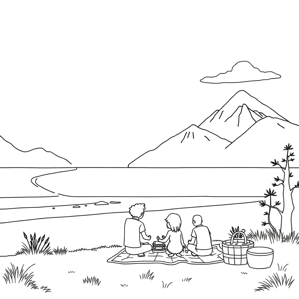 Holiday writing illustration