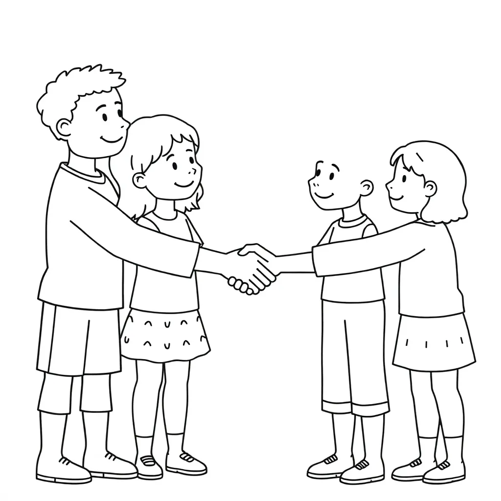 People showing healthy relationship behaviours