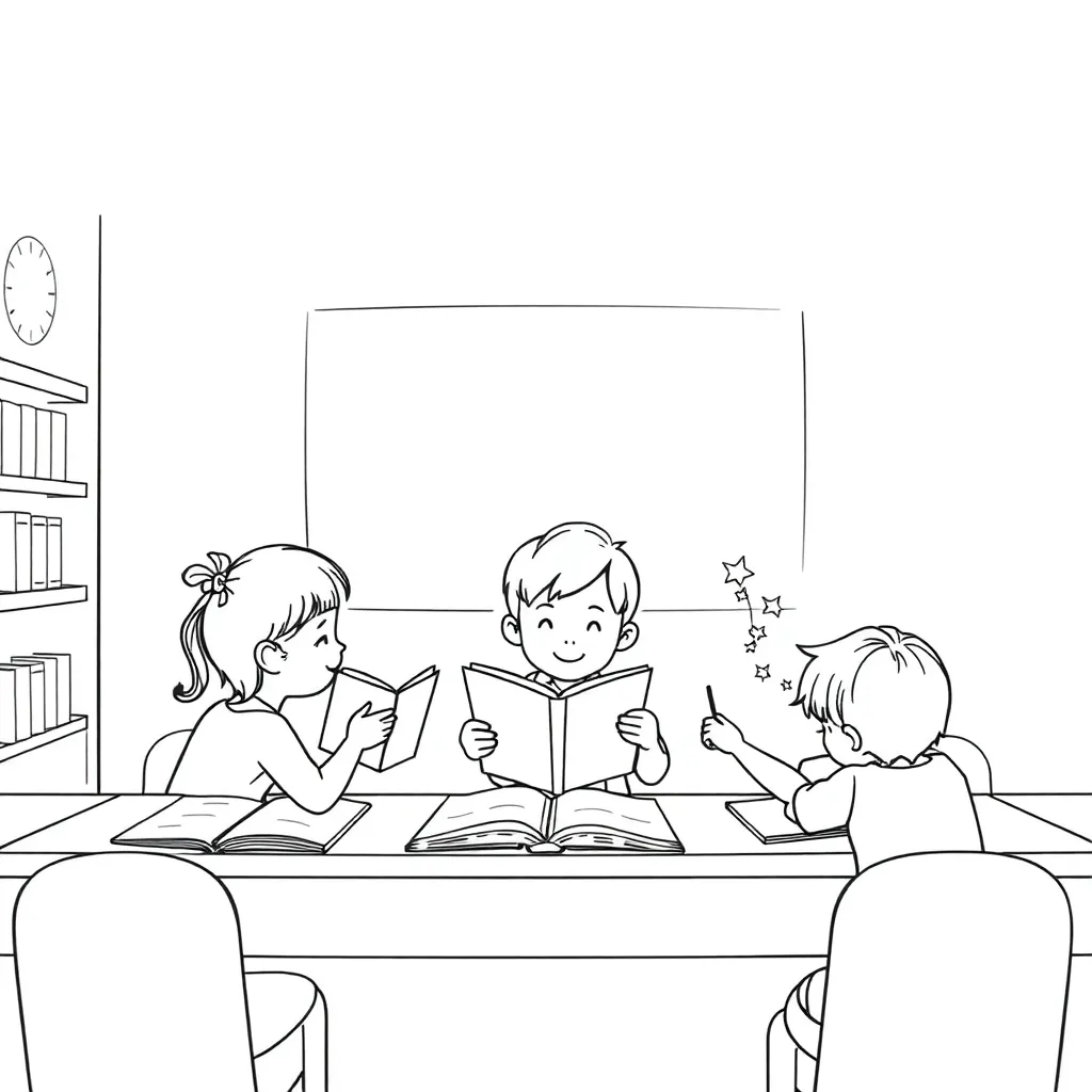 Grammar and writing illustration