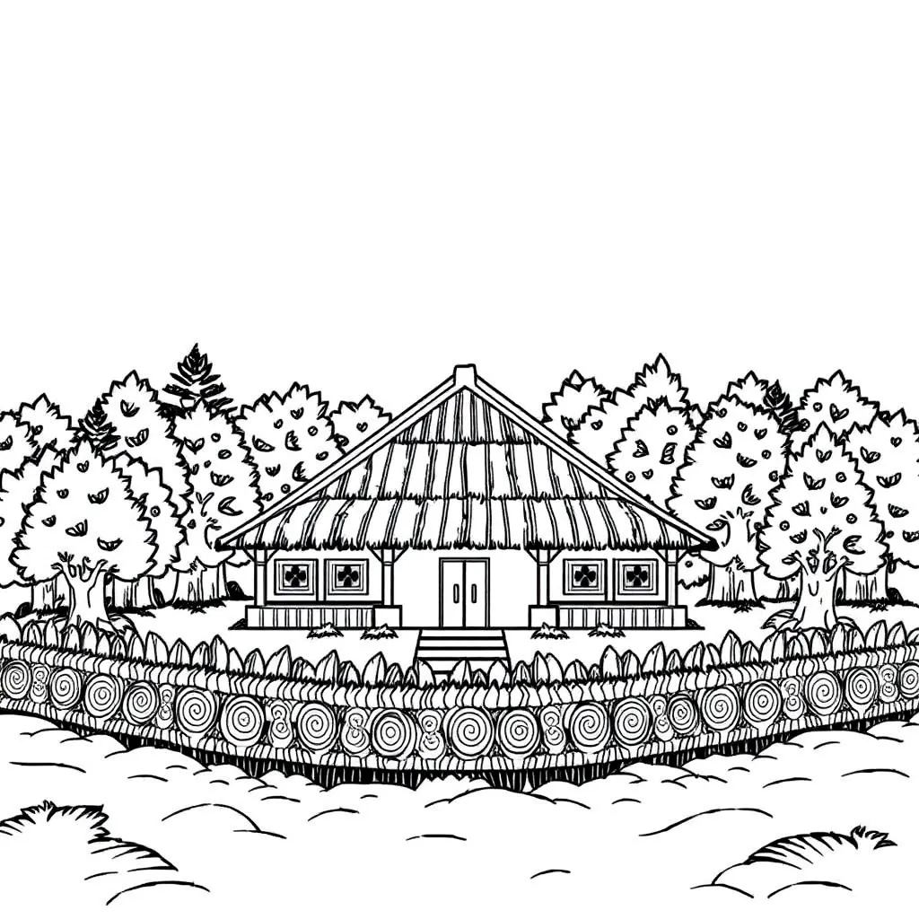Marae illustration