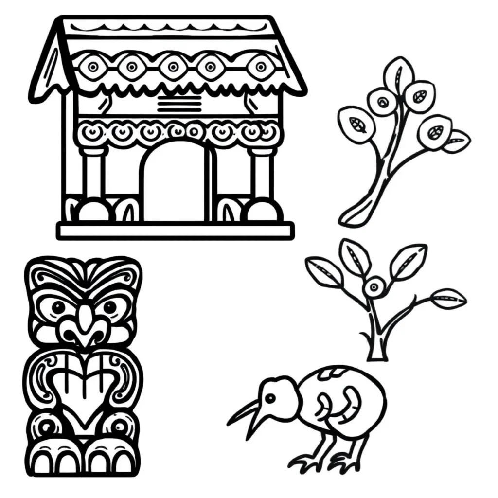 Cultural art symbols and patterns