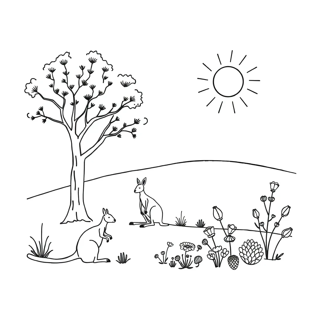 Sugar cane growing in tropical climate